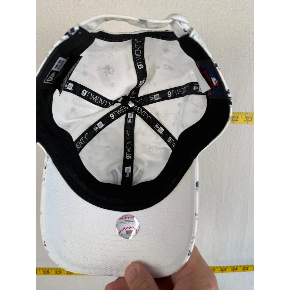 New Era 9TWENTY Hat Youth OSFM White Floral Girly Yankees MLB Cap Festival